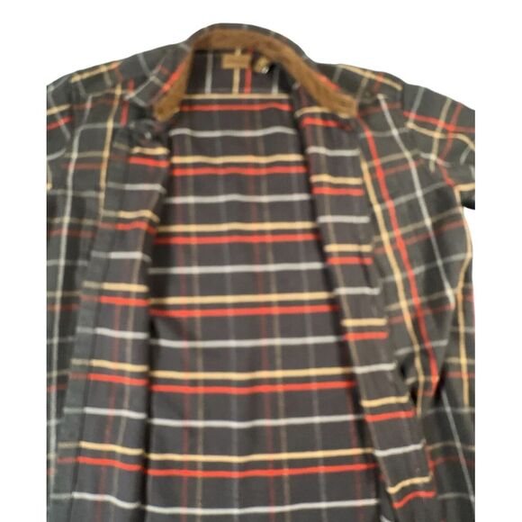 St. John's Bay Shirt Men L Plaid Flannel Chore Jacket Shacket Button Up Cotton - Picture 9 of 10